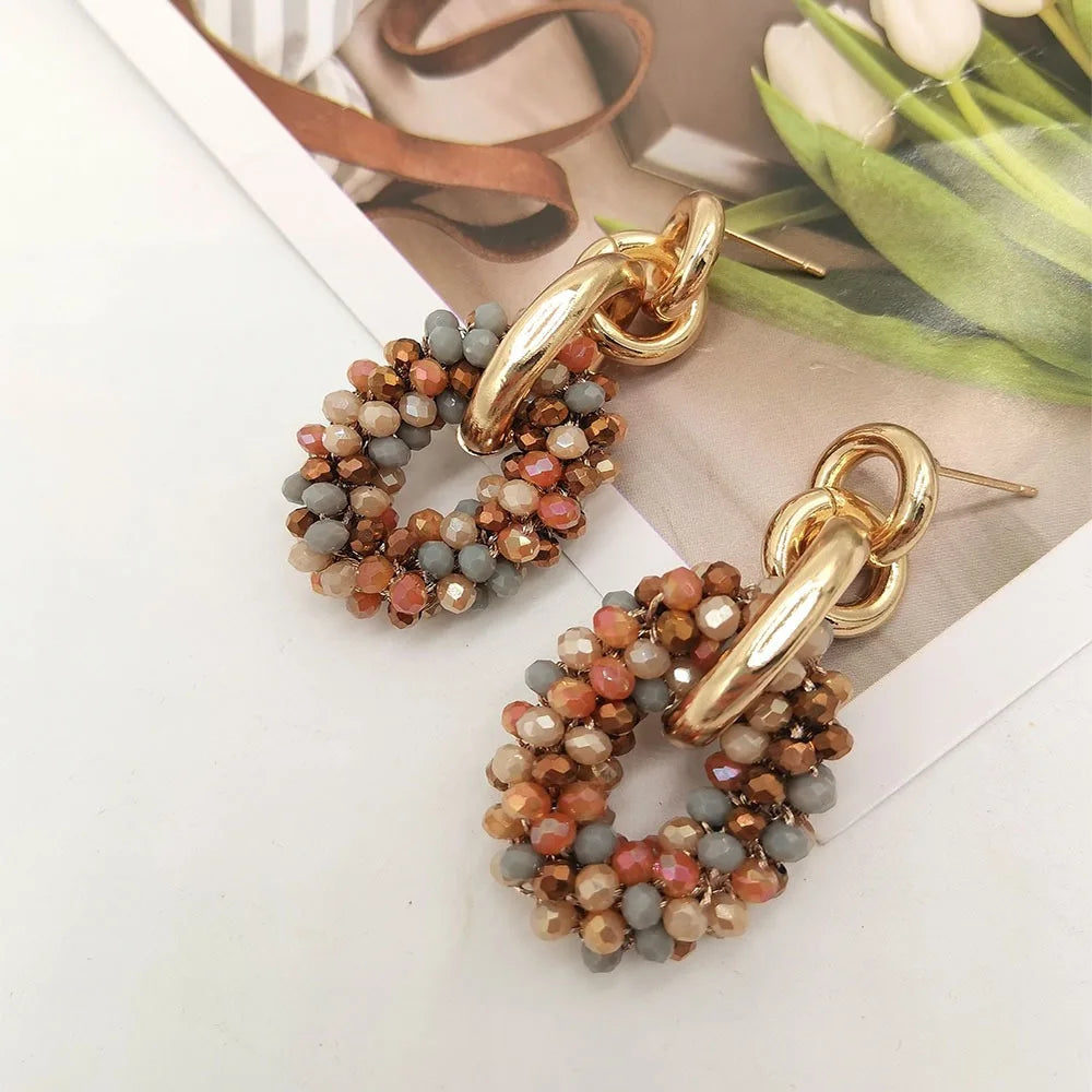DivyaBlush VelvetDusk Bohemian Handmade Earrings