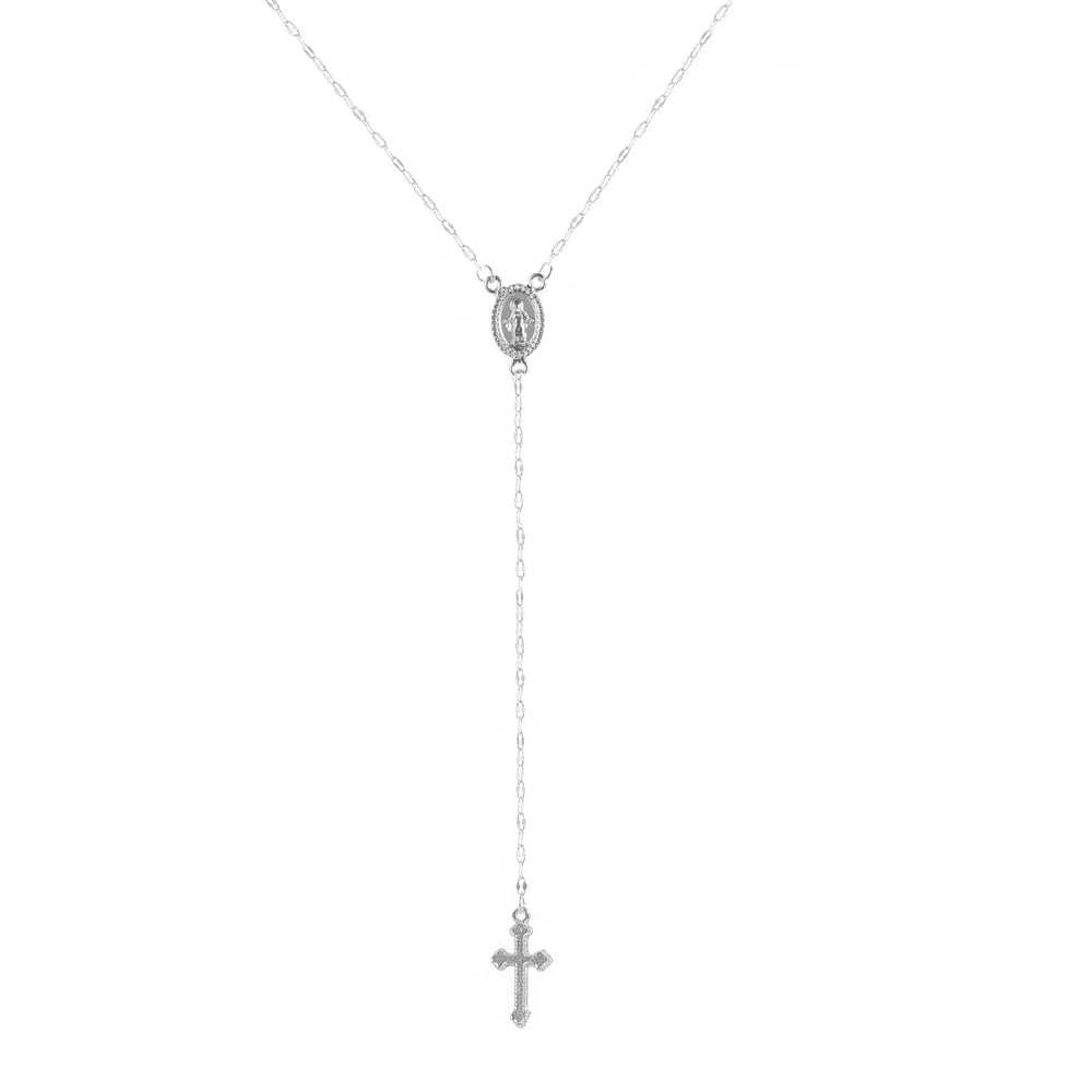 DivyaBlush Vintage Christian Cross Necklace